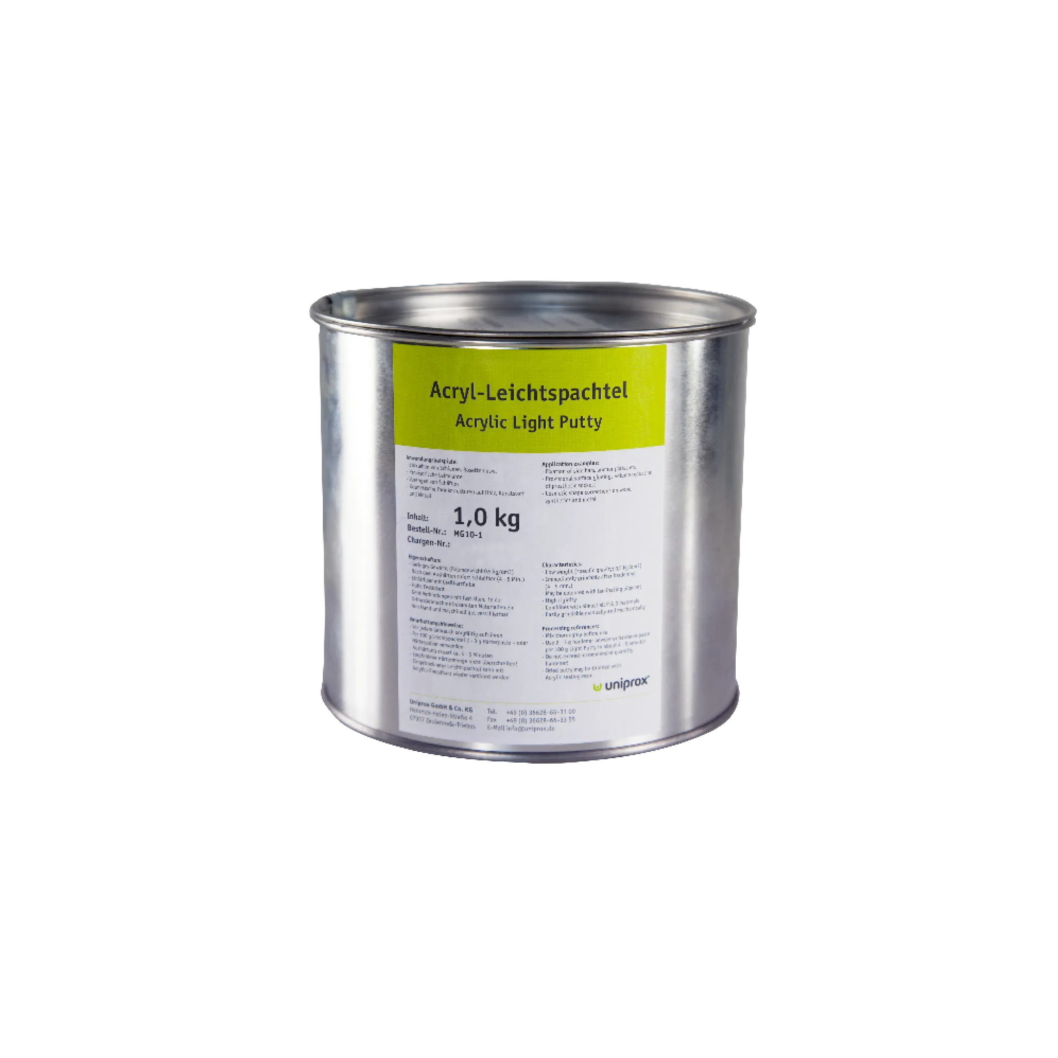 M10 Acryl Light Putty for filling or modifying prosthetic sockets