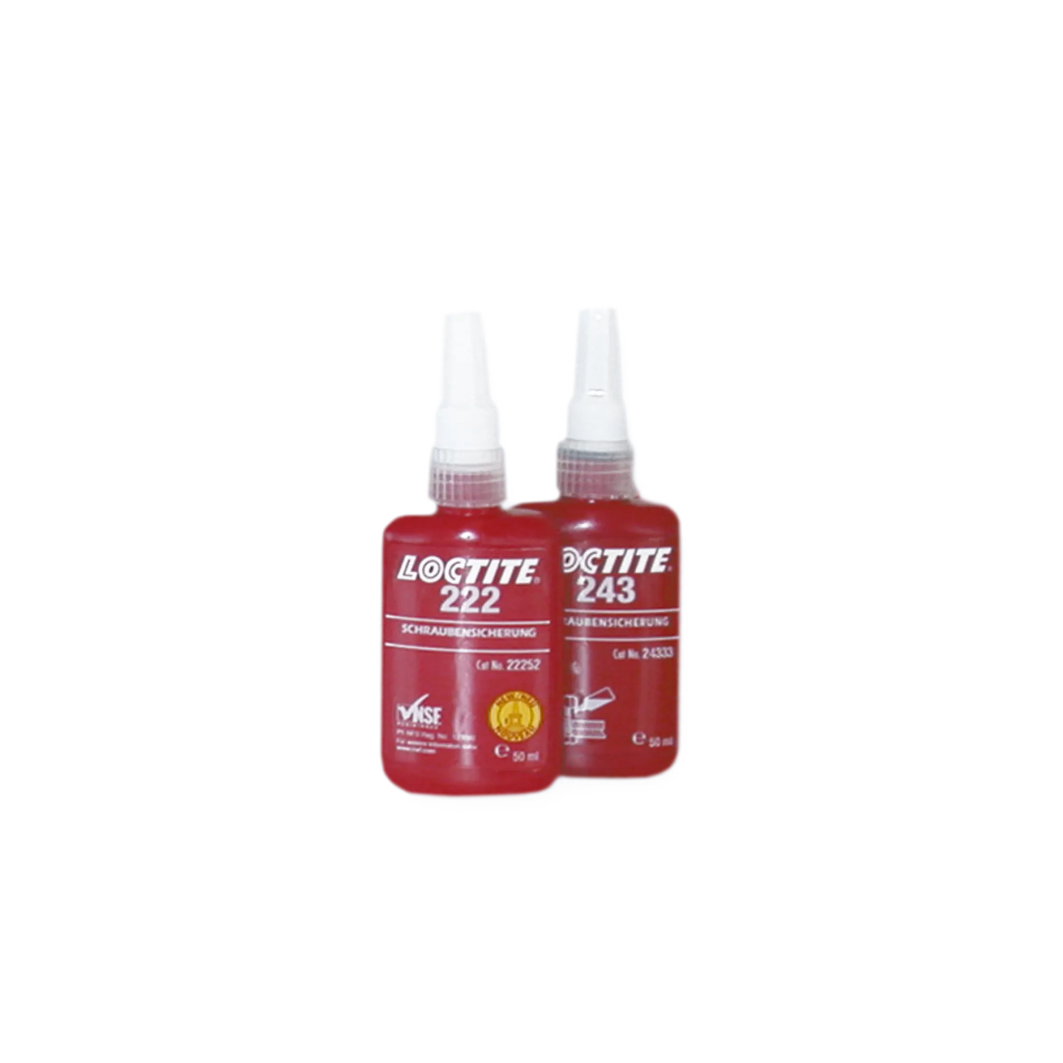 M25 Loctite® 222 and 234, Securing screws with soluble bond