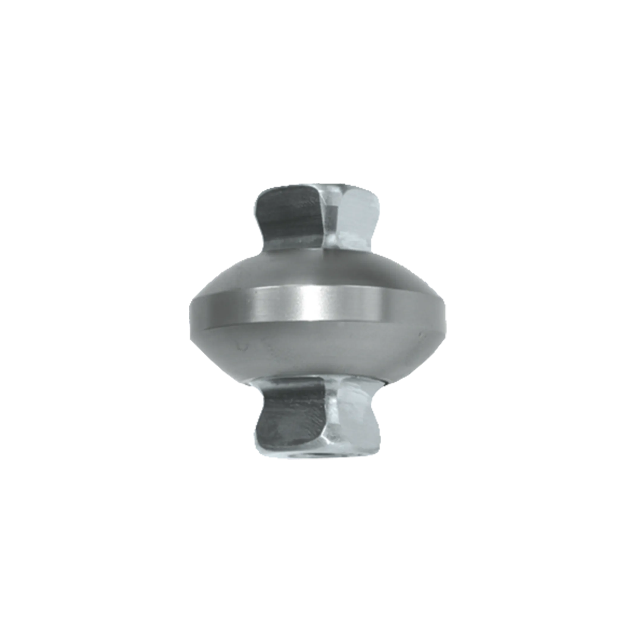 A38 Doppeladapter mit 2-fach Pyramide aus Stahl und Aluminium