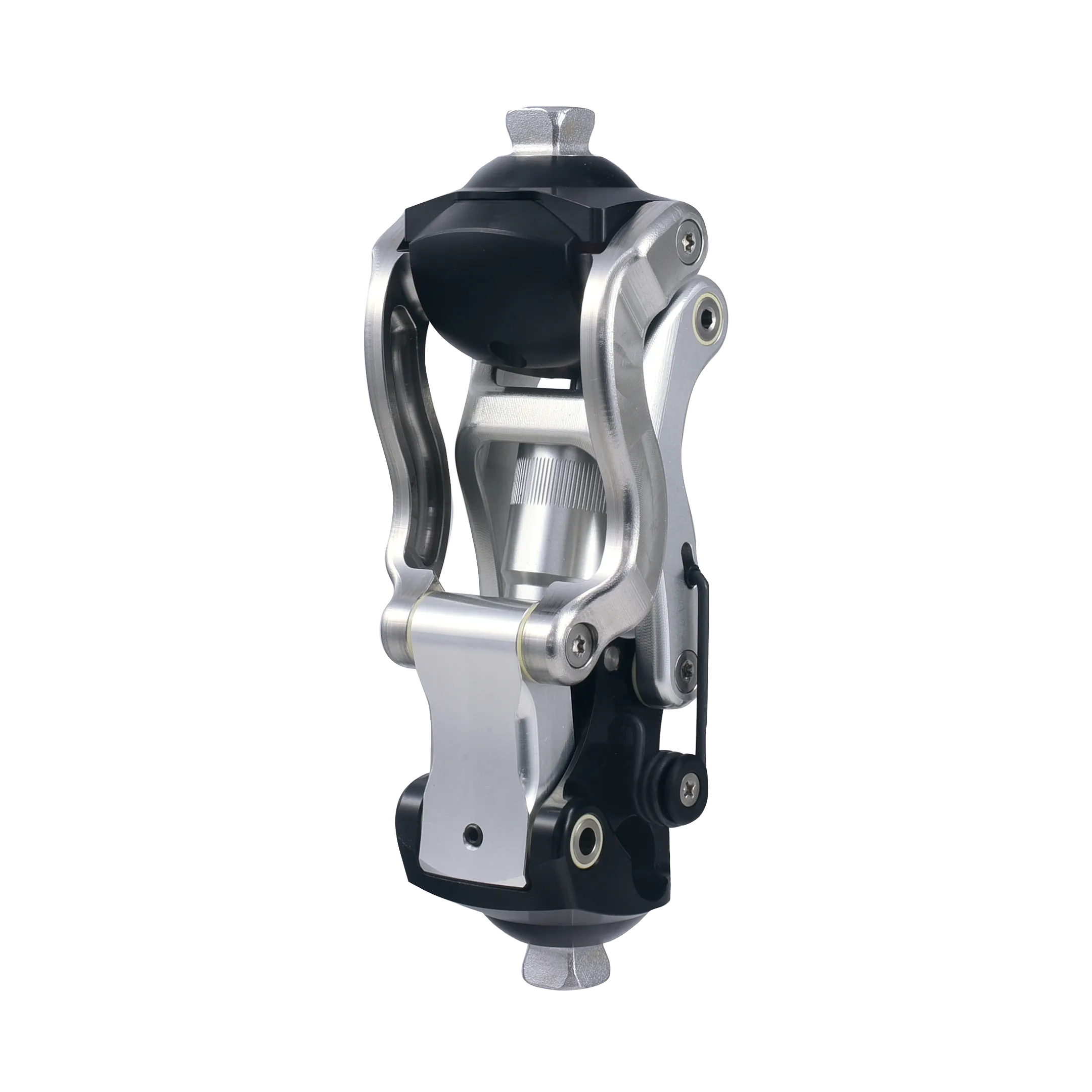 JT30 polyzentrisches Kniegelenk mit Hydraulik für Prothetik auf hellem Hintergrund dargestellt